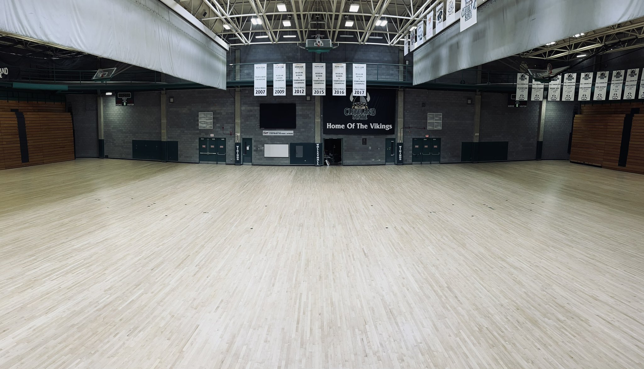 Cleveland State Volleyball on Twitter "Fresh Court Coming Soon ⏳⌛️⏳⌛️