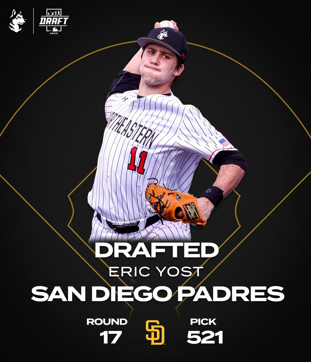 Atta boy, Yosty!

Eric Yost has been drafted by the San Diego Padres in the 17th Round!

#HowlinHuskies