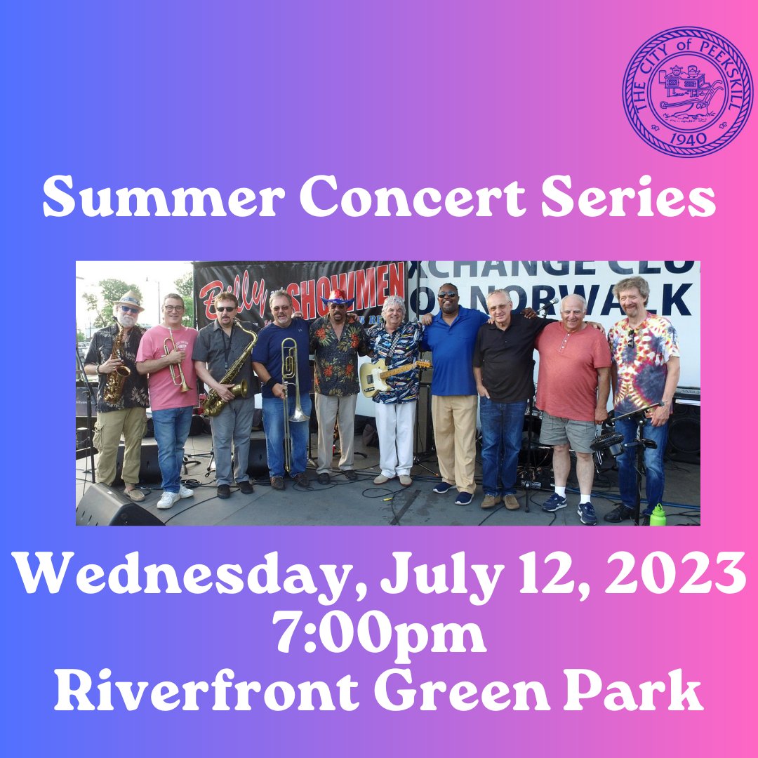 City of Peekskill on Twitter "Our Summer Concert Series is just