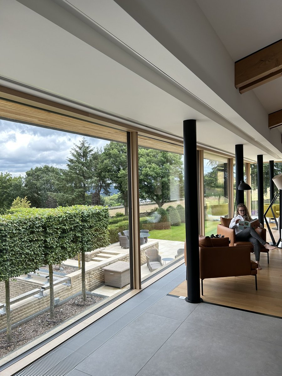 InternormUK's tweet image. We had the pleasure of doing a shoot at this stunning Passivhaus certified property in Yorkshire today.

Our Distribution Partner Spectrum Architectural Glazing worked closely with the client and architect to incorporate large areas of Internorm triple glazing - one side is 14m!