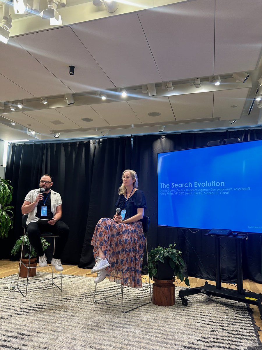 “Staying current is critical, and using the chat experience to stay current is the best thing we can do as agencies for our clients.”- Alicia Carey, Global Head of Agency and Development, at @Microsoft shared insight on how consumers are embracing the Search Evolution.