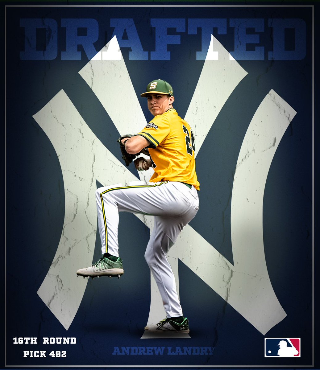 Offering up congratulations to Andrew Landry. He becomes the most recent Lion taken in the <a href="/MLBDraft/">MLB Draft</a>, joining the same organization as <a href="/warrenwilliam07/">Will Warren</a>. #ProLions