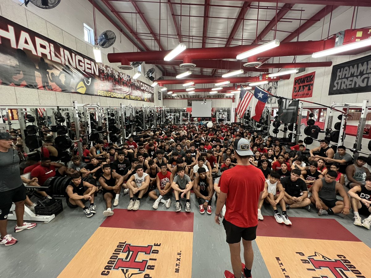Thank you T Lyssy for coming out and speaking to our athletes. Just a few years ago he was in your shoes, now doing great things at U of H.