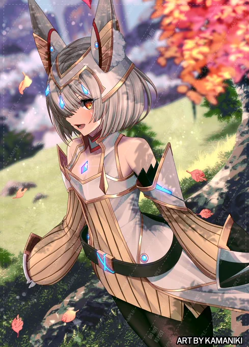 Hi #PortfolioDay  I like drawing girls, especially from Xenoblade Chronicles