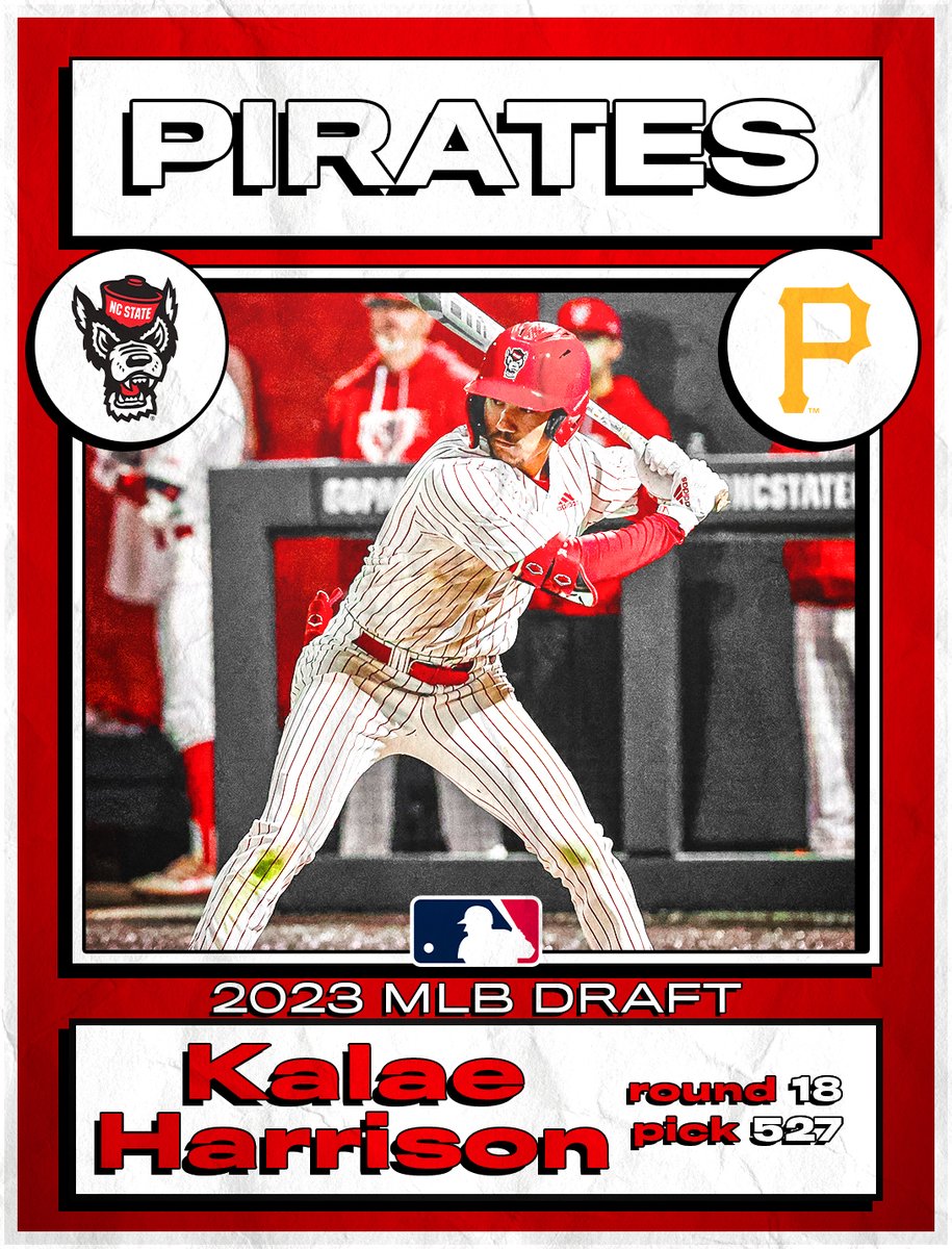Make it the fourth member of the Pack off the board today!

Congrats to <a href="/kalae_harrison/">Kalae Harrison</a> for being selected in the 18th round of the 2023 MLB Draft by the <a href="/Pirates/">Pittsburgh Pirates</a>!

#PackPros | #Pack9