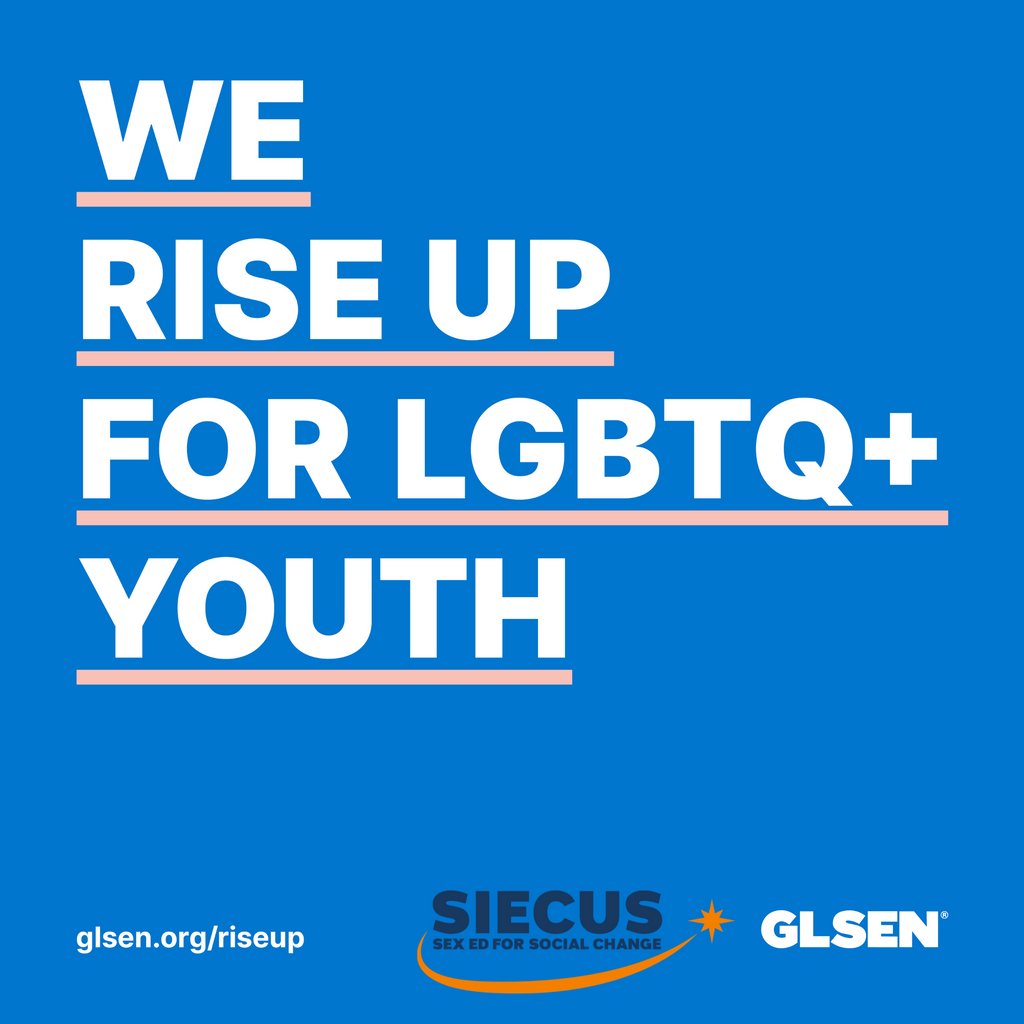 SIECUS's tweet photo. According to @GLSEN, more than 300 anti-LGBTQ education bills were filed in 2023. Enough is enough. Tell your reps to sign the Rise Up Proclamation today!
Visit https://t.co/fLQqwZJGUf and https://t.co/GHqzuqu1U7 to learn more. #RiseUp4LGBTQ @GLSEN
#lgbt #lgbtq #sexed #siecus https://t.co/wmS2L2xxDo