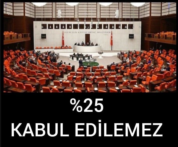 <a href="/EytYesimOncu/">EYT&EF Funda ÖNCÜ</a> <a href="/TBMMresmi/">TBMM</a> <a href="/Akparti/">AK Parti</a> <a href="/MHP_Bilgi/">MHP</a> <a href="/herkesicinCHP/">CHP 🇹🇷</a> 34 İSTANBUL lu
Emekliler ve Emekli Adayları 
<a href="/TBMMresmi/">TBMM</a> ye sesleniyor..

%25 ZAM kabul edilemez.
<a href="/Akparti/">AK Parti</a>
<a href="/MHP_Bilgi/">MHP</a>
<a href="/herkesicinCHP/">CHP 🇹🇷</a>
#TBMMdeEmekliZAManı