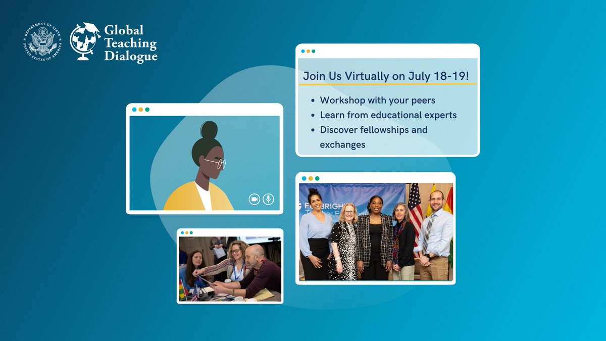 Only one week until the 8th annual Global Teaching Dialogue begins! If you are curious about how foreign policy themes connect to #K12Global education, make sure to reserve your spot at: bit.ly/2023GTD
