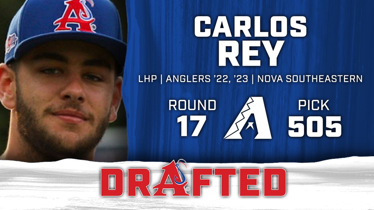 The <a href="/Dbacks/">Arizona Diamondbacks</a> pick Carlos Rey (Chatham ’22, ’23) in the 2023 MLB Draft.

The <a href="/NSU_Baseball/">NSU Baseball</a> lefty struck out 37 opposing batters in 31.2 total innings with the A's.