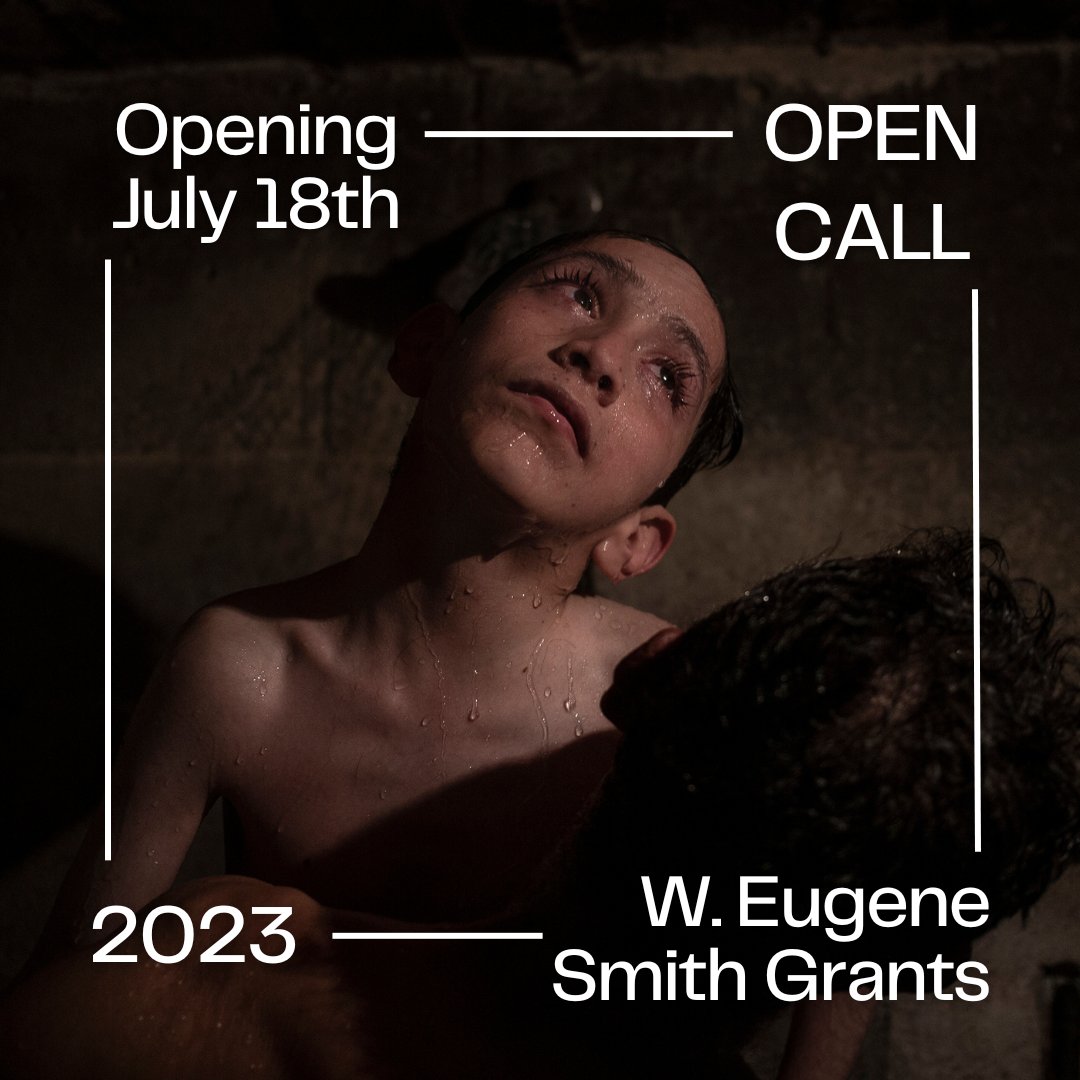 Reminder that the 2023 W. Eugene Smith Grant cycle will open for submissions on July 18th! We are so thankful for our supporters who helped make this possible.

Image by Cristopher Rogel Blanquet, 2021 W. Eugene Smith Fund Grant Recipient.

#opencall #photography #photojournalism