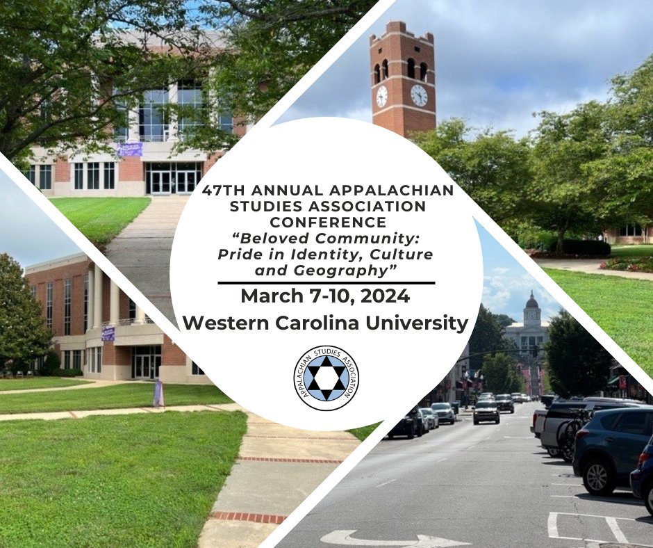We are so excited for the 47TH ANNUAL APPALACHIAN STUDIES ASSOCIATION CONFERENCE in Cullowhee, NC, and nearby Sylva!

#BelovedCommunity #appalachianstudies #appalachia #appalachian #appstudies #asa #ASAinAction