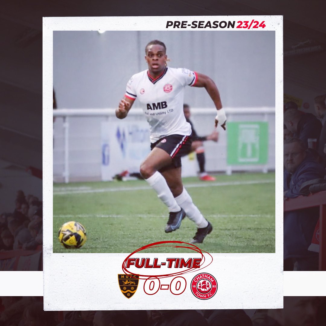 ChathamTownFC's tweet image. Another game under our belts. 💪 

FT | #MAI 0-0 #CTFC 

🔴⚪️⚫️ #UpTheChats