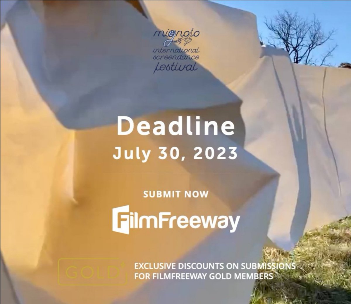 MScreendance's tweet photo. Don't miss your #chance to #win $500! Everybody loves winning!  Submit here ---> https://t.co/g7ur2NT61F
#submittable #filmfestival #filmfreeway #creators #dancers #interdisciplinary https://t.co/dyc1rBszrE