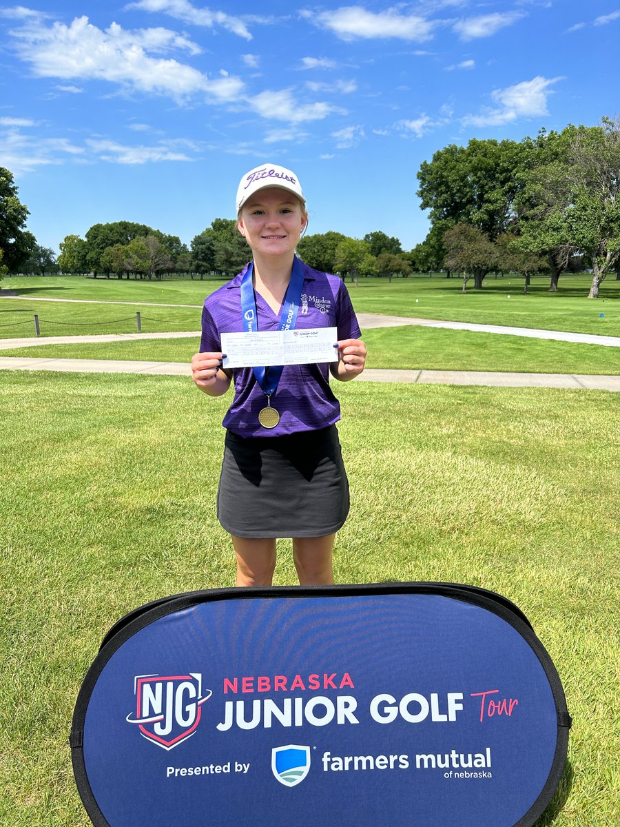 Another PR! 🚨 #NJGTour

In route to her victory today, Minden’s Kara Suchsland fired her best competitive round to date. 76 (+4)

@FarmersMutualNE | #GetInTheGame