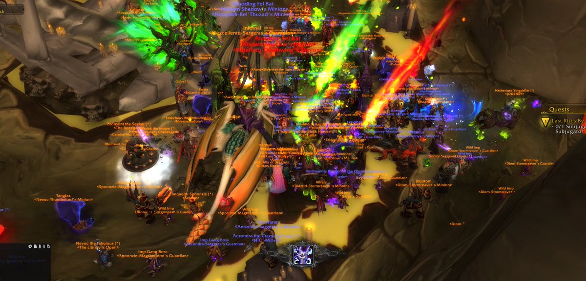 KCKingThoughts's tweet photo. @BlizzardCS Would be a lot cooler if you made the warlock quest a scenario so I can actually like... Complete it. Thanks Horde. https://t.co/P2hHj11weN