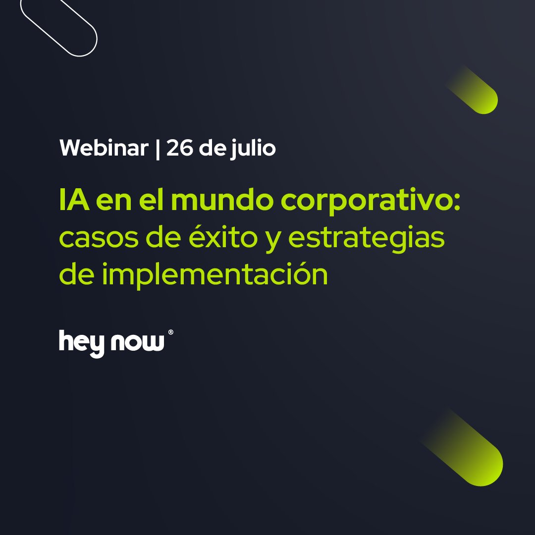 heynowbots's tweet photo. 📅 Evento | ¿Quieres aprender a implementar la #IA en tu empresa?

¡Conéctate al webinar! 👉 IA en el mundo corporativo: casos de éxito y estrategias de implementación 👩‍💻

📆26 de julio 
11 h 🇺🇾🇧🇷🇦🇷🇵🇾🇨🇱 
10 h 🇩🇴🇧🇴🇻🇪 
9 h 🇨🇴🇵🇪🇵🇦 
8 h 🇲🇽

Inscríbete 👉 https://t.co/W64qfjOkGE https://t.co/JokIwvbHb2