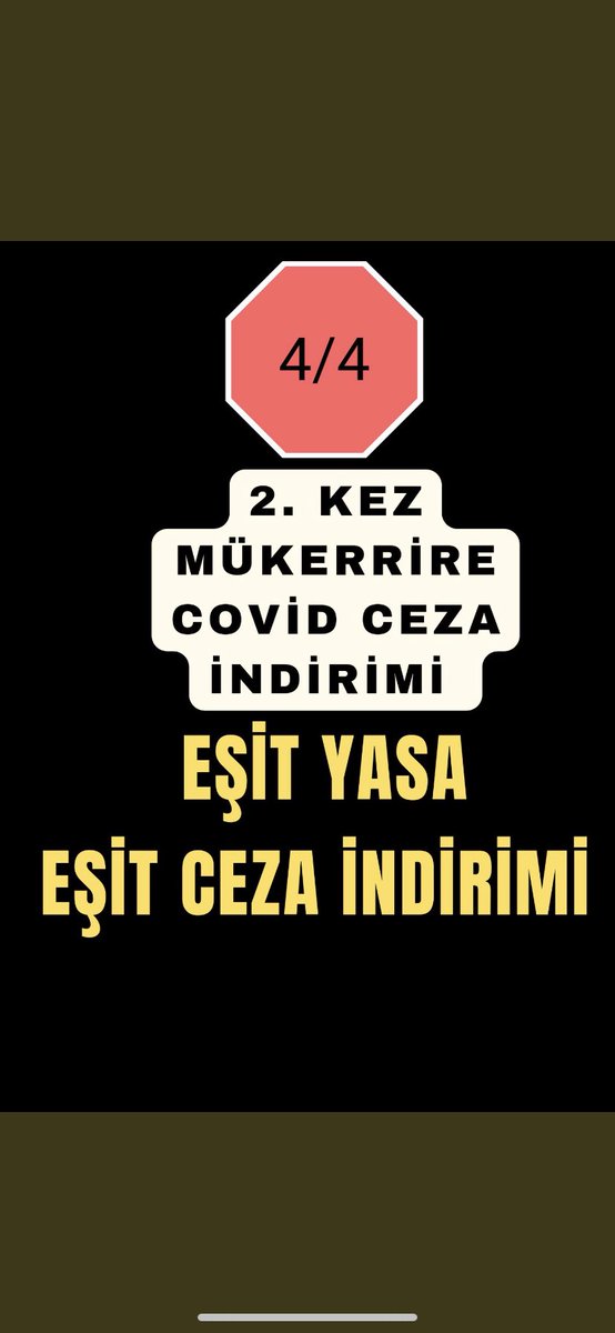 Bahar✨ (@oziterazi) on Twitter photo #ÇiftMükerrürYasaya
Trafik gibi basit suçlarla 2. Mükerrer 4/4 olduk
Şimdi kovid yasasında kapsam içinde olalım
Gözler yaşlı kalmasın
<a href="/RTErdogan/">Recep Tayyip Erdoğan</a> <a href="/dbdevletbahceli/">Devlet Bahçeli</a>
<a href="/yilmaztunc/">Yılmaz TUNÇ</a> <a href="/YildizFeti/">Feti Yıldız</a> <a href="/cuneytyuksel_/">Prof. Dr. Cüneyt Yüksel</a> <a href="/ramazancan0071/">Ramazan CAN🇹🇷</a> #ÇiftMükerrürYasaya
Trafik gibi basit suçlarla 2. Mükerrer 4/4 olduk
Şimdi kovid yasasında kapsam içinde olalım
Gözler yaşlı kalmasın
<a href="/RTErdogan/">Recep Tayyip Erdoğan</a> <a href="/dbdevletbahceli/">Devlet Bahçeli</a>
<a href="/yilmaztunc/">Yılmaz TUNÇ</a> <a href="/YildizFeti/">Feti Yıldız</a> <a href="/cuneytyuksel_/">Prof. Dr. Cüneyt Yüksel</a> <a href="/ramazancan0071/">Ramazan CAN🇹🇷</a>