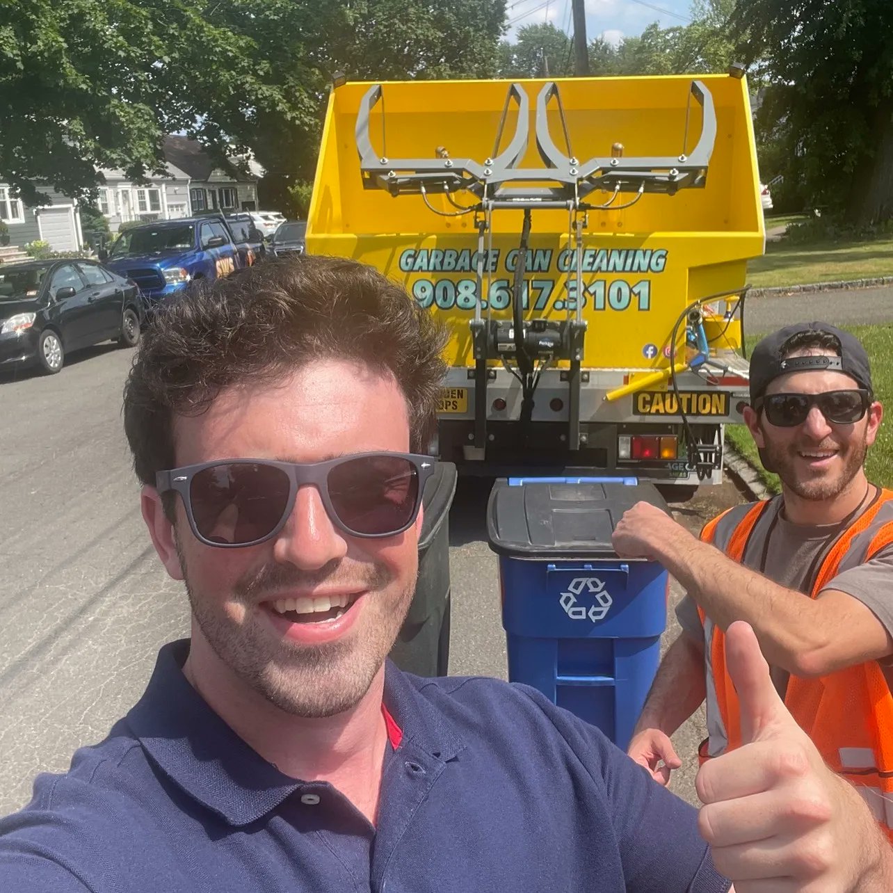 Boxcar on Twitter "Men at work! Day one of garbage can cleaning is