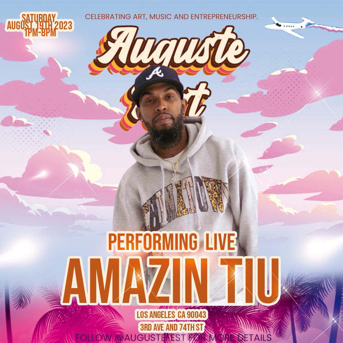 my brother <a href="/Amazin_TIU/">Codename : Bill Hussell aka Spliffton Powell</a> gon rock #AUGUSTEFEST