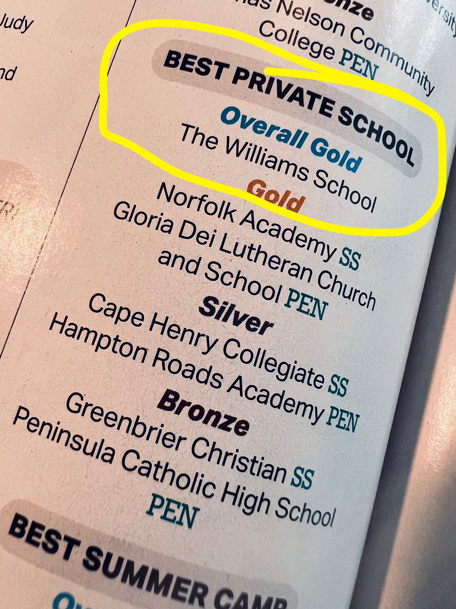 Head of School at The Williams School tweet media