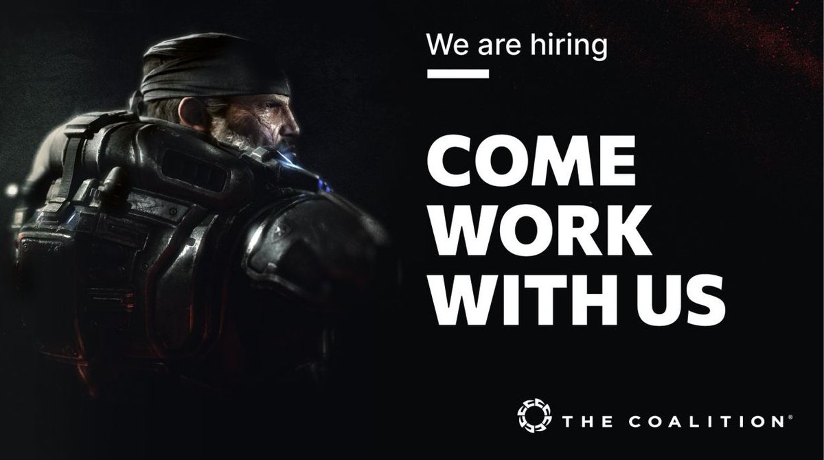 The Coalition and the Xbox Games Technology Group are hiring. Many positions available.

thecoalitionstudio.com/careers/