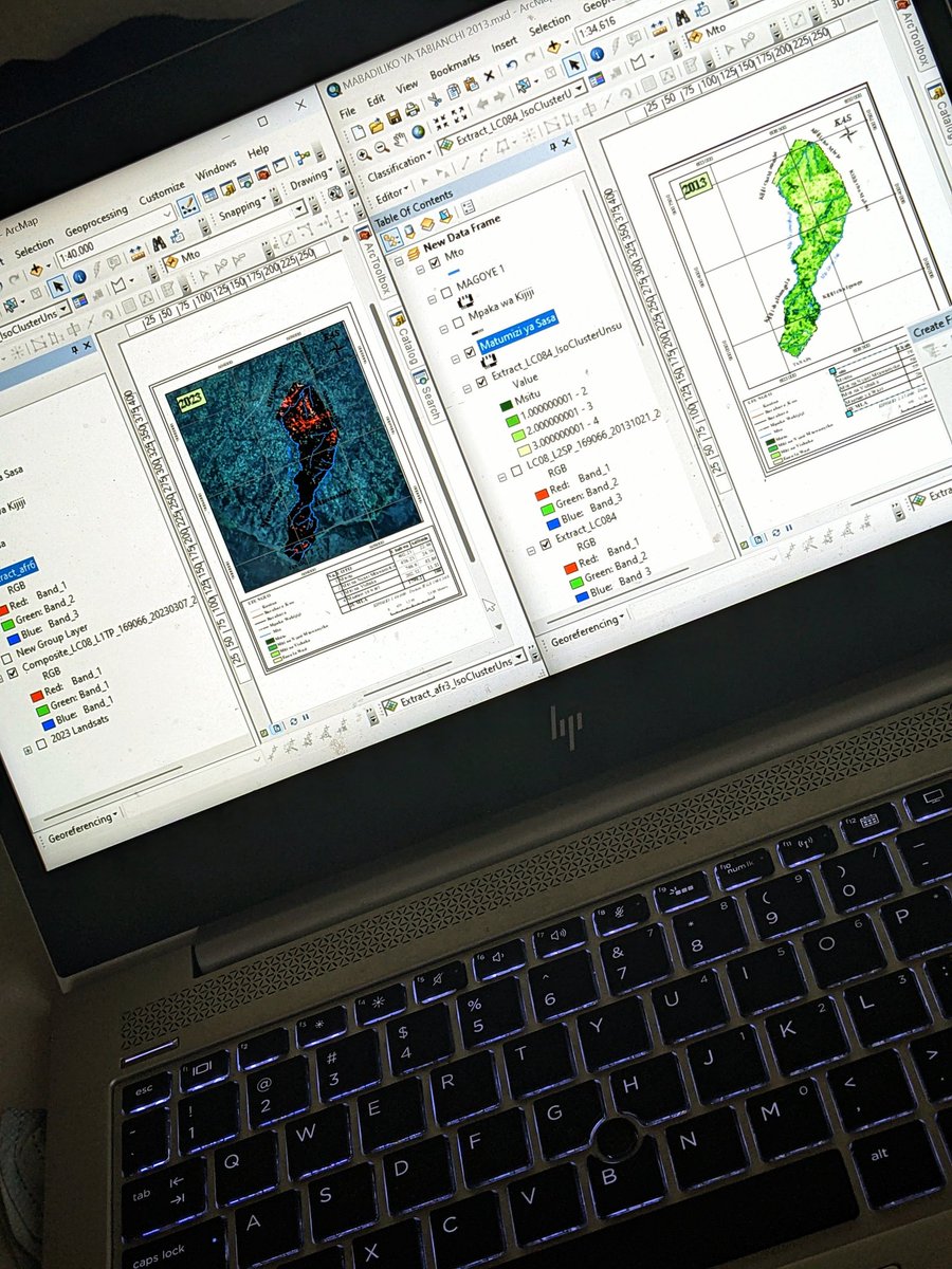 YesseSamwel's tweet photo. We can track changes in vegetation cover, evaluate crop health, spot stress or disease outbreaks, and make wise judgments about land management and resource allocation by examining NDVI data over time and across various regions.
#gischat #GIS #OMaT https://t.co/9vsIiZcBCL