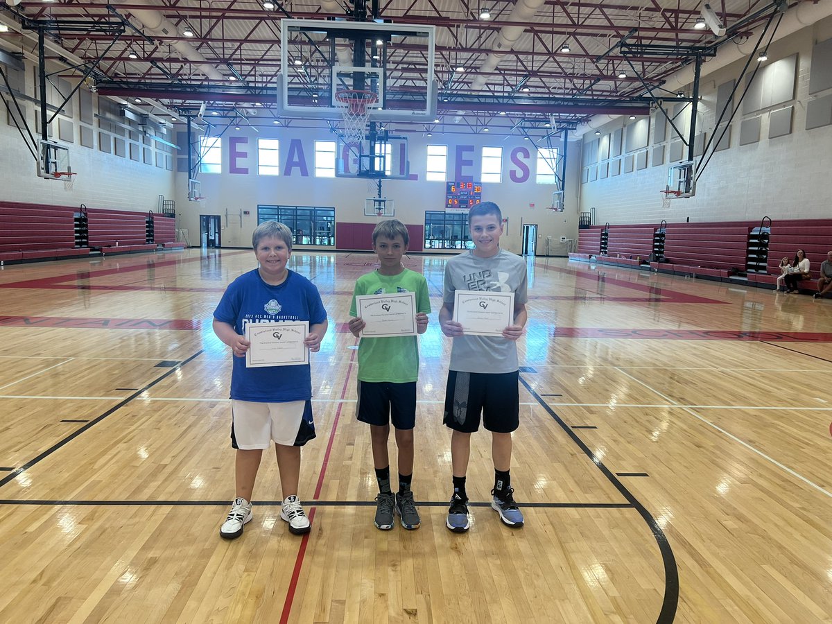 CoachVes717's tweet photo. Knockout competition is a camper favorite! Congrats to George, Austin, Zach, and Brody on being the best in their age groups! https://t.co/BIahI74kFU