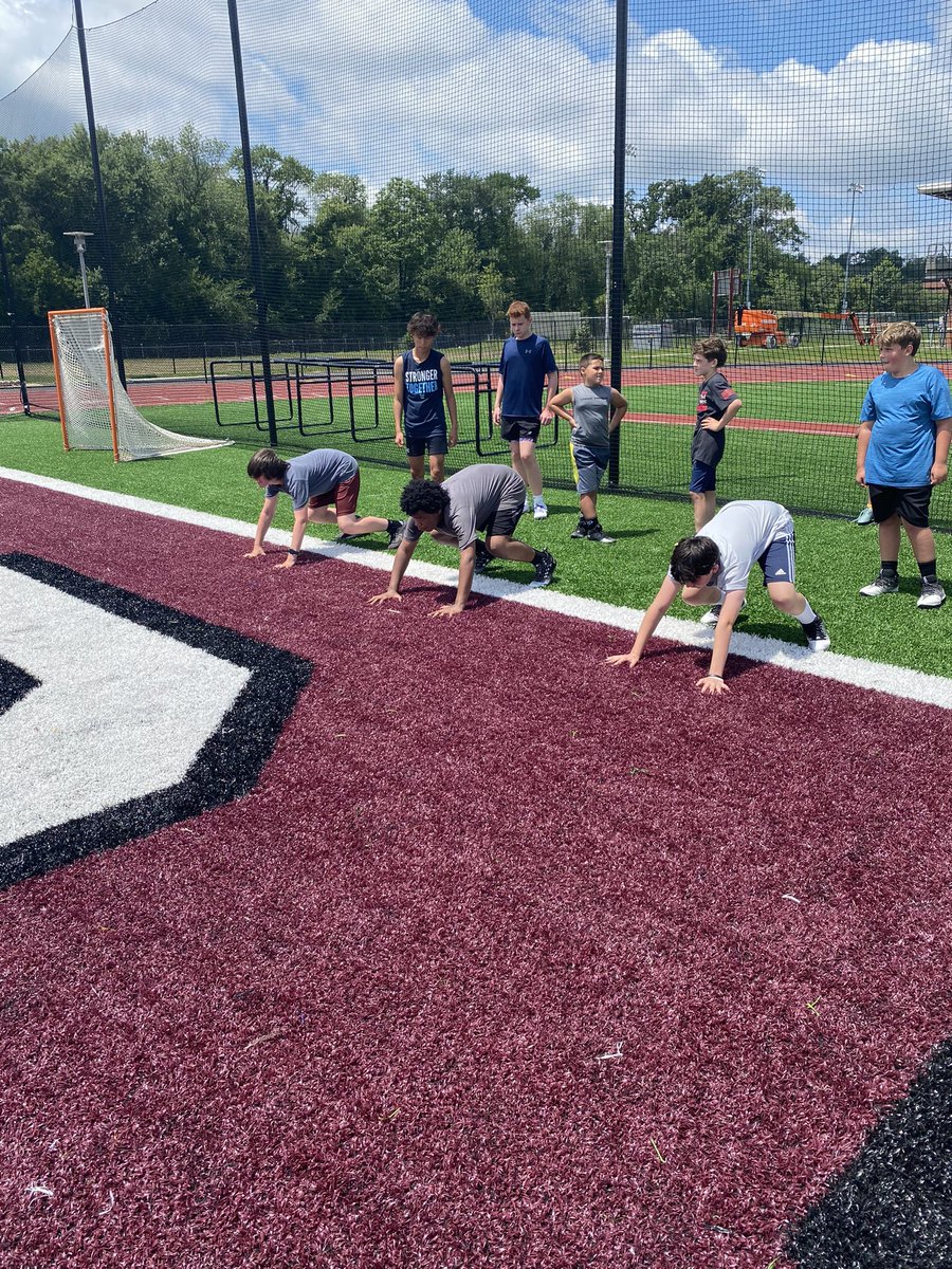 Great first two days during our @RadnorFootball and @waynewildcats football camp. A lot of good learning and ton of fun. Looking to build into a bigger and bigger camp over the years. @radnor_raptors