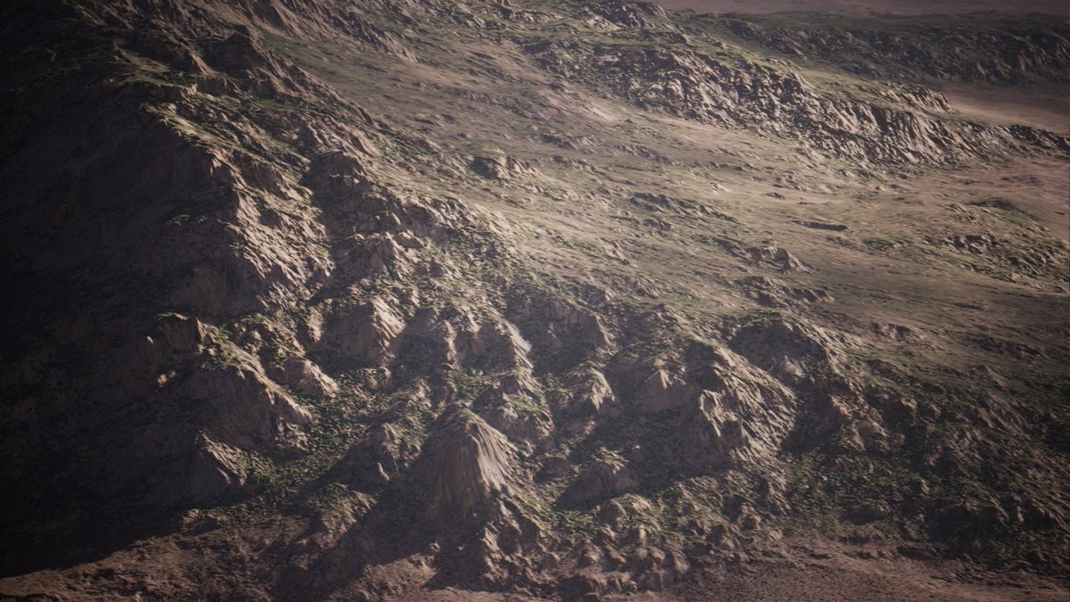 JoshENVs's tweet photo. Sandy Grasslands 📸

#UnrealEngine #madewithunreal #gamedev #environmentart #gameart #MadewithGaea https://t.co/iPfZsUcDHW