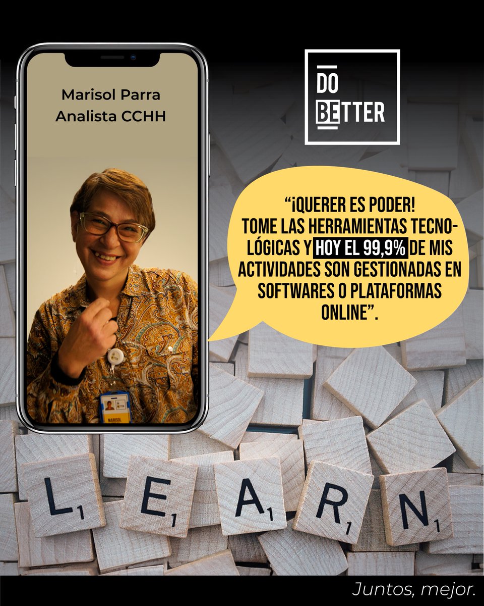 Explorando Horizontes Tecnológicos: ¡No hay edad para Aprender! Todos los detalles de la declaración de Marisol P. puedes leerlos aquí: linkedin.com/posts/dobetter…