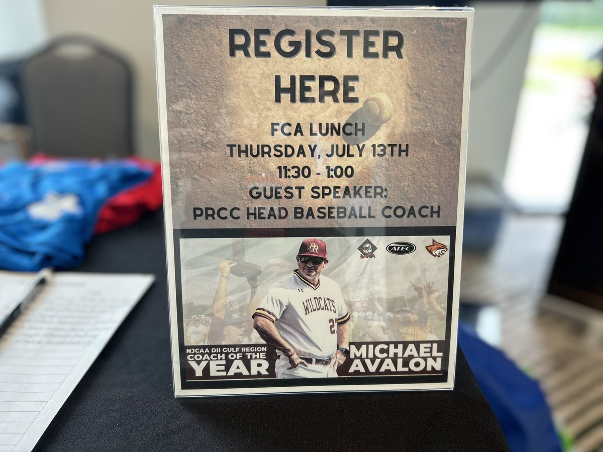 Coaches stop by and see us at the MAC Clinic at the Sheraton in Flowood, MS! We will have PRCC head baseball coach Michael Avalon speak on Thursday at lunch. Stop by to register and meet some of our staff.
