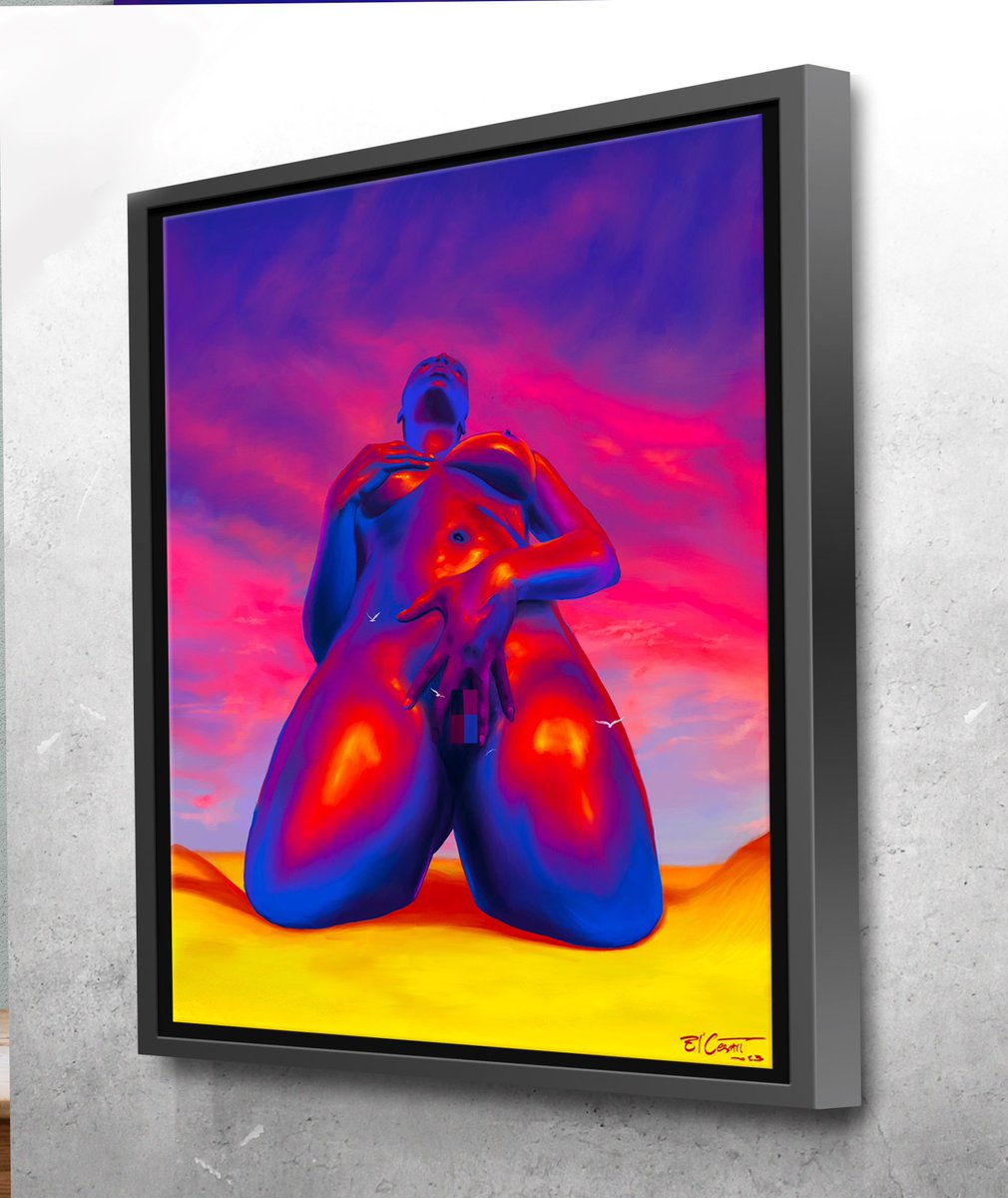 El_Cesart's tweet photo. Oshun  goddess of sensuality &amp; femininity 🌸
 Another art piece that couldn’t make it on ig.
Prints on https://t.co/mTOHVmNh1b
#eroticart #blackart #elcesart #dopeblackart #goddess #canvas #ActivisionBlizzard #KekePalmer #Airdrop #Purple https://t.co/COizPi9MRs