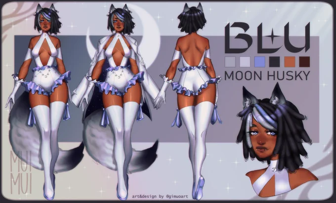 Hi #PortfolioDay! I am Mui and I love drawing characters ✧・゜: *✧・゜:*