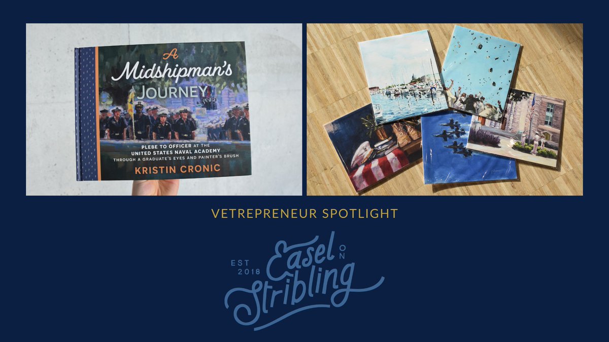 As the creative force behind our newest exhibition, 'A Midshipman's Journey,' @USNavy Veteran Kristin Cronic stopped by to share her artistic journey & how Easel On Stribling connects you to the @NavalAcademy story.

👀 her spotlight: bit.ly/43nUQl0

#ShopNVMM #art