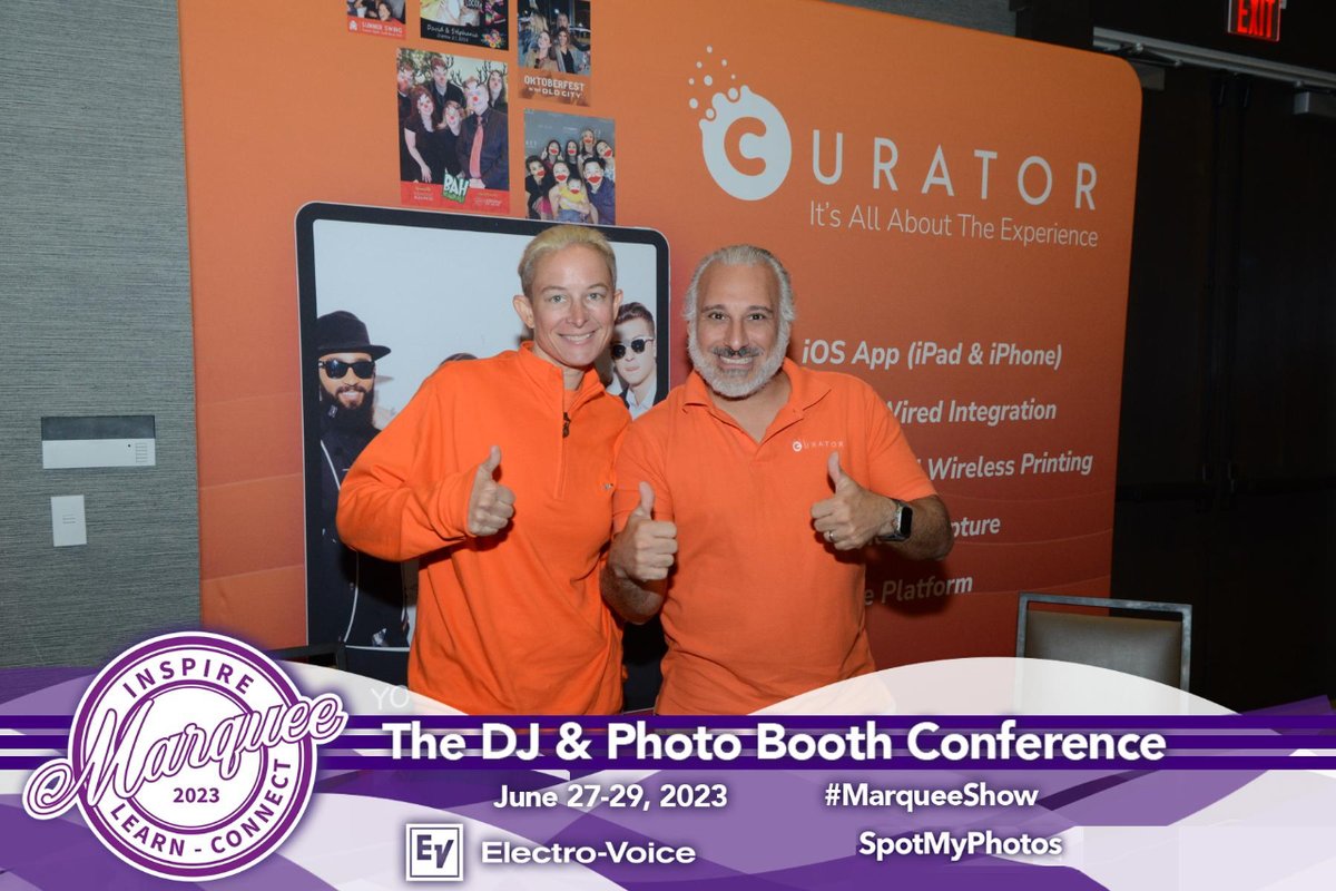 MarqueeShow's tweet photo. Thank you to Curator who has been with our show since DAY 1, YEAR 1. James has a great company with a great product and amazing customer service. 

#curator #marqueeshow #djshow #djexpo https://t.co/8b1SughvXb