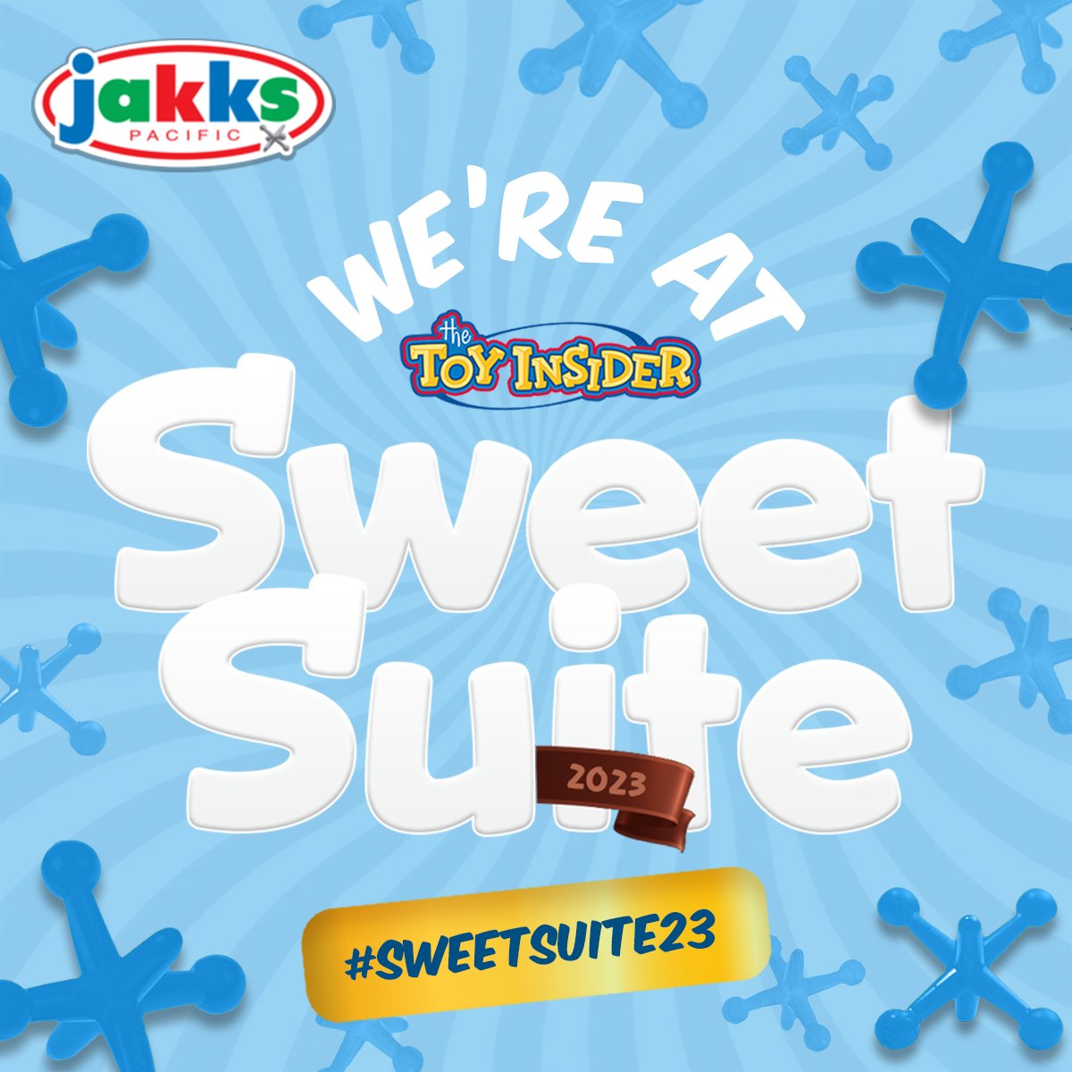 JAKKStoys's tweet photo. #SweetSuite23 is ONE day away! Don't miss out on the action - follow us on the big day for a front-row seat to all the amazing toy reveals in our stories! #weknowplay

#Toystagram #NewToys #Toys #ToyShow #NewToyAlert #FirstLook #JakksPacificToys #SweetSuite #NewYork https://t.co/b5i2XnLmm7