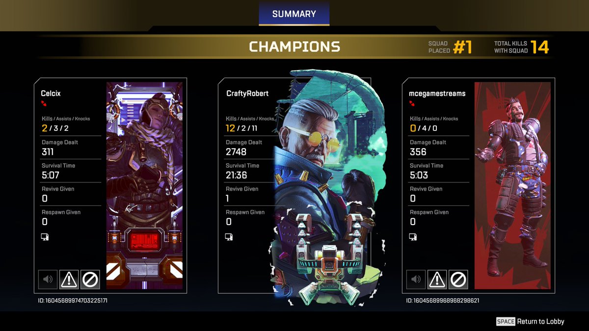 CraftyPlatinums's tweet photo. Who needs teammates? Pretty decent solo trios game! #ApexLegends #Ballistic #Solo https://t.co/uwlyULuoah