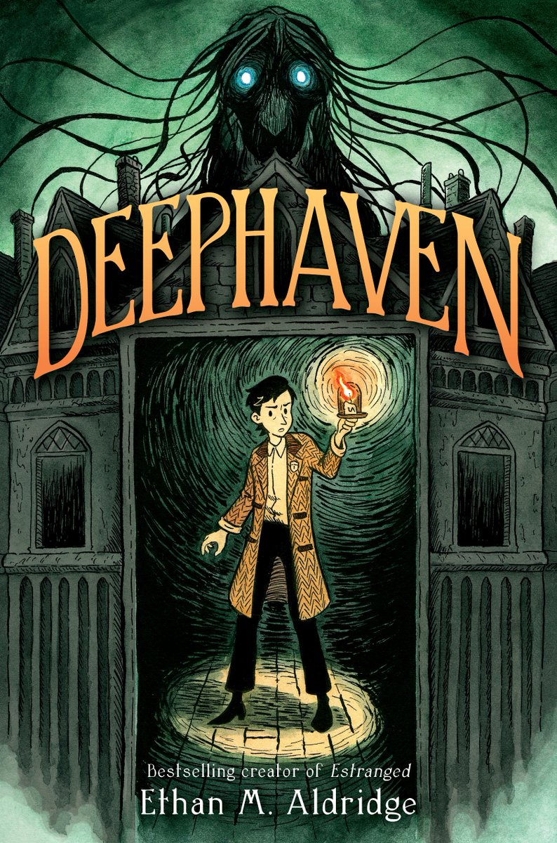 Hey #PortfolioDay! I'm an illustrator, cartoonist, and author. I've got an illustrated gothic horror novel, DEEPHAVEN, coming out VERY soon! 