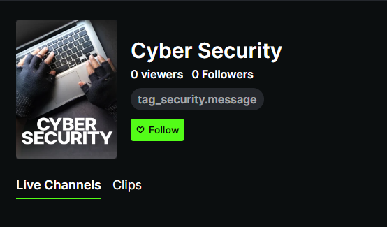Casi 2 años que llevamos esperando a que Twitch nos ponga la categoría de 'Ciberseguridad' en la plataforma, la cual cuenta con más de 8.000 votos y nos pegaron la tremenda ignorada.

Llega Kick y en menos de 1 día nos la han puesto en su plataforma 💛

kick.com/categories/irl…