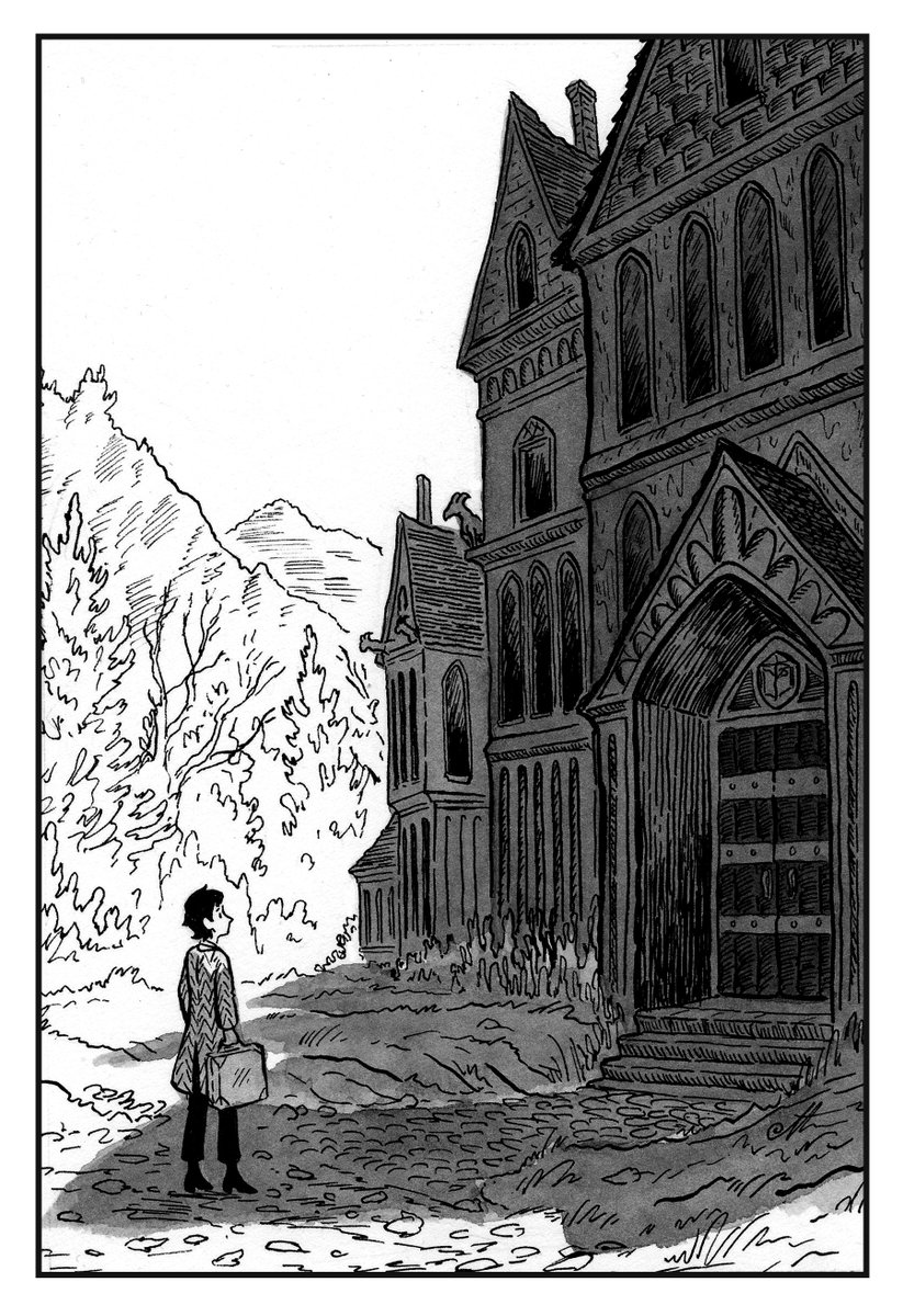 Hey #PortfolioDay! I'm an illustrator, cartoonist, and author. I've got an illustrated gothic horror novel, DEEPHAVEN, coming out VERY soon! 