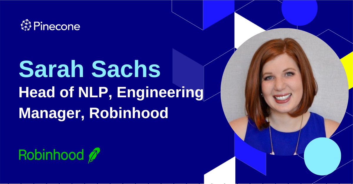 Don't miss the AI Transformation Summit! Join me, and other industry technical leaders, on July 13 in San Francisco for a day of groundbreaking talks on generative AI. Get your tickets now, and use the code ROBINHOOD50 for 50% off your ticket. summit.pinecone.io