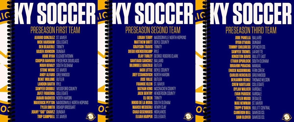Pre season 2nd team selection🙌🏼 
<a href="/KHSAA/">KHSAA Main</a> <a href="/KYHS_S/">Kentucky High School Soccer</a> @SoccerMomInt @CoachDunnNCSA 
<a href="/NcsaSoccer/">NCSA Soccer</a>