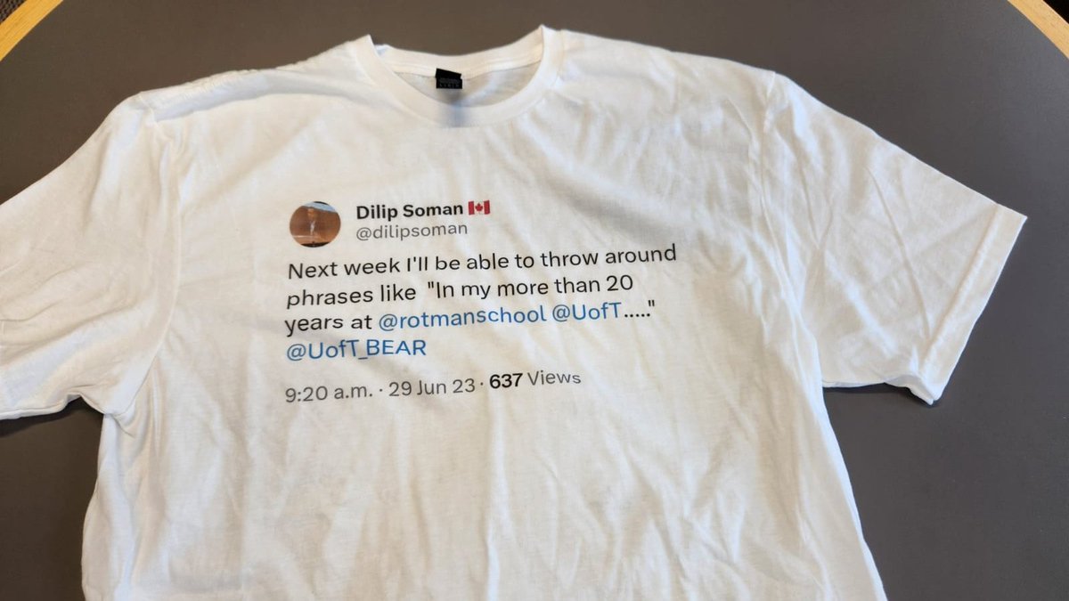 Dilip Soman 🇨🇦 tweet media