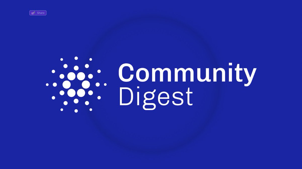 📢New Community Digest 

🔹Technical Collaboration with Epoch Sports &amp; Merchadise
🔹Heuristic-Based Address Clustering
🔹Spotlight on <a href="/enterthemandala/">Mandala</a> 
🔹Driving impact webinar with <a href="/F_Gregaard/">Frederik Gregaard</a>, 
<a href="/cole_vt/">Cole Bartlett</a>, <a href="/planetmaaz/">alex</a>, <a href="/MrTelecoms/">Mr.Telecom</a>, <a href="/BullishDumpling/">Bullish Dumpling</a>, <a href="/SustainableADA/">Sustainable ADA</a>
<a href="/Razlosophy/">Purpose Driven Founder - RAZ 🉐</a>
&amp;