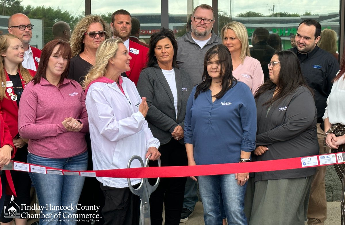 Back on June 13th the Chamber Ambassadors were at the grand opening for Cummins Facility Services new office on Tiffin Avenue. Christa and the Cummins crew are great to work with and they have a lot of creative solutions to your building's needs!