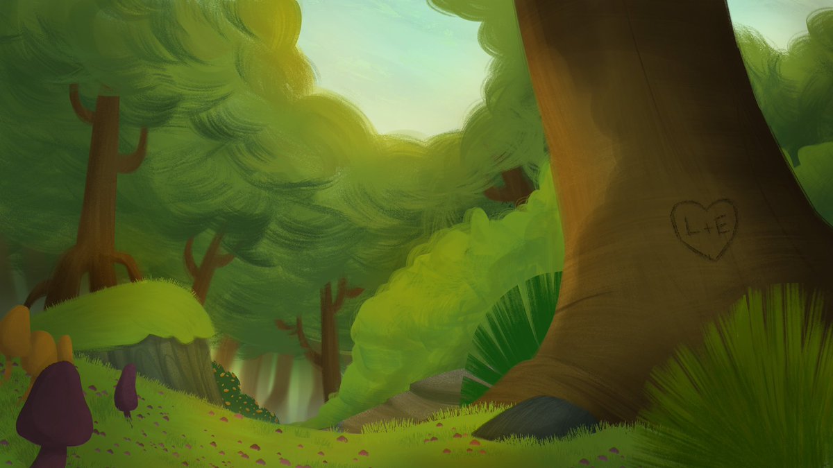 ☺️Happy #portfolioday everyone! ✨ 
This one’s of my favorites, I haven’t shared it until now but it was incredibly fun to make!
.
.
#illustration #kidslitillustration #animation #conceptart #visualdevelopment #painting #art #kidslitart #childrenillustration #forest #fairytail