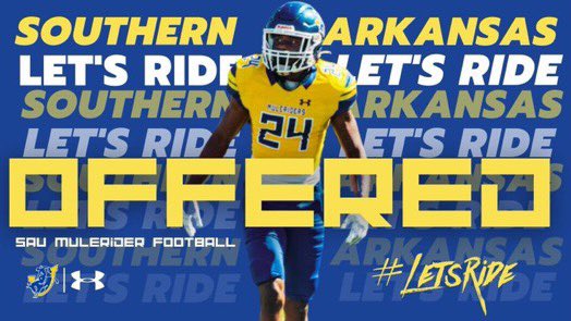 Jamarion Burton⭐️ (@jburton06) on Twitter photo After a great camp and a great conversation with the coaching staff I am blessed to announce I have received an offer from <a href="/SAUFootball/">Mulerider Football</a> After a great camp and a great conversation with the coaching staff I am blessed to announce I have received an offer from <a href="/SAUFootball/">Mulerider Football</a>