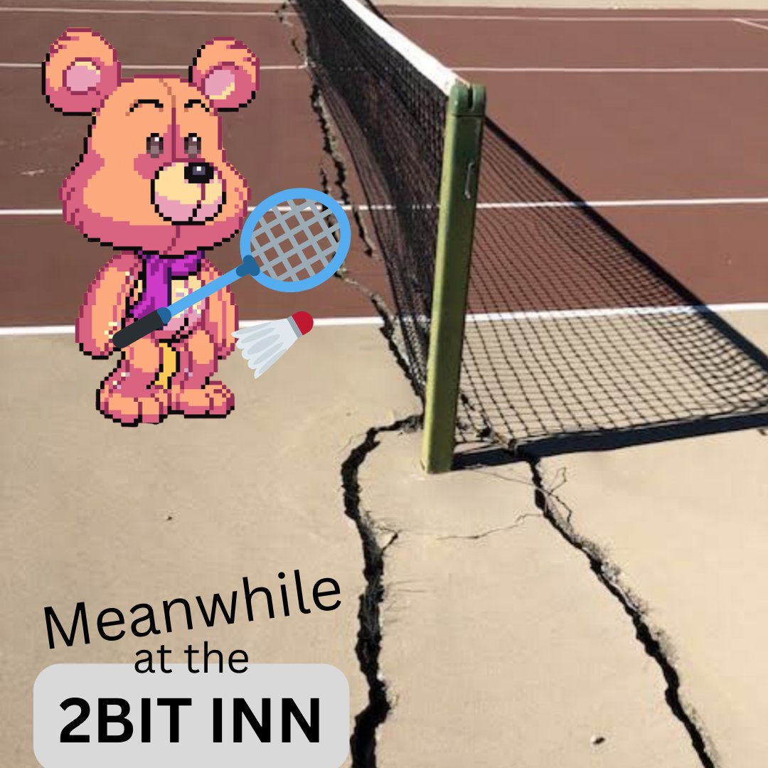 BenniGaske's tweet photo. @mr_benft Pickleball... another great sport they never let us play at the @killabearsnft #2BitInn
#killton https://t.co/MO4ANltMMp