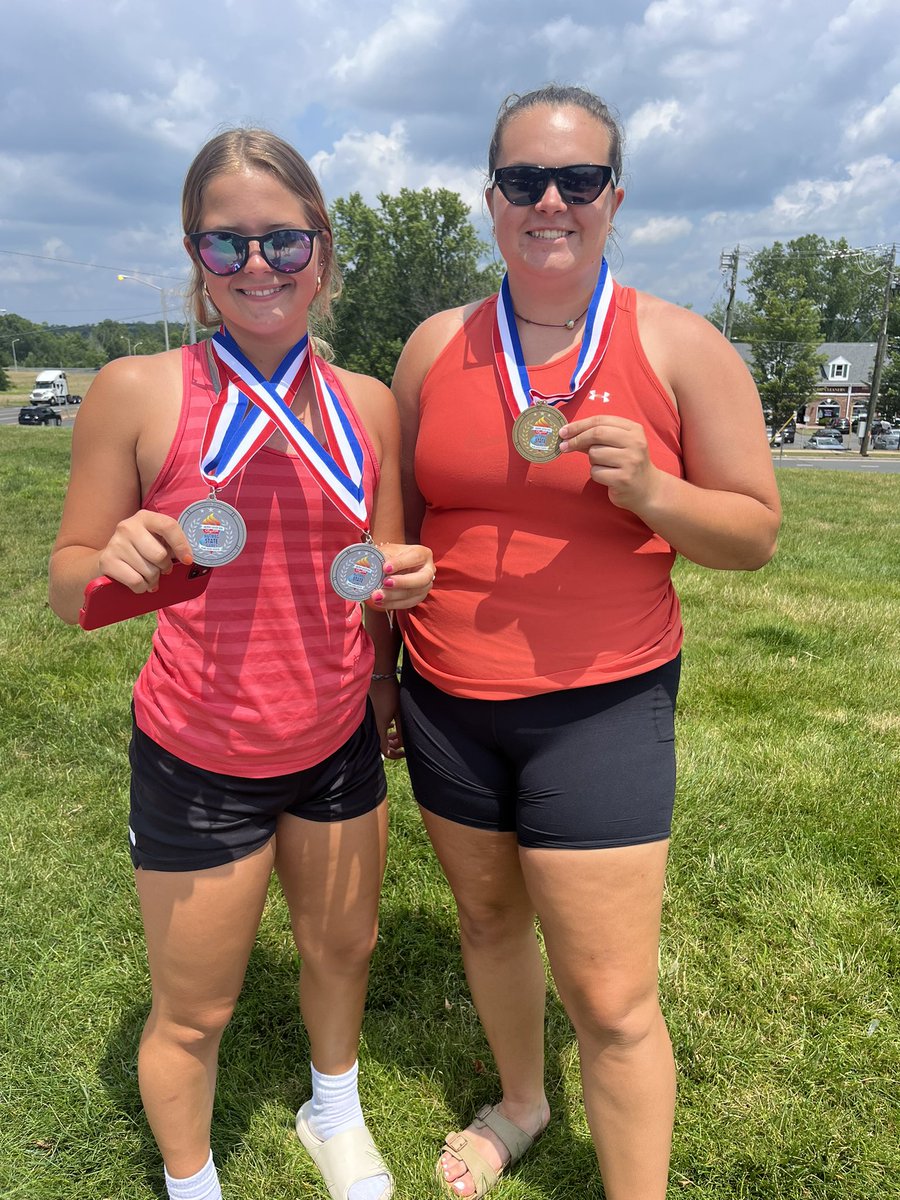 alis_oberg's tweet photo. Placed Second overall for both Shot Put and Javelin during the 2023 CT Nutmeg games!! @nationalthrows @ThrowersUni #throws #track&amp;field https://t.co/R9Tzl15EGo