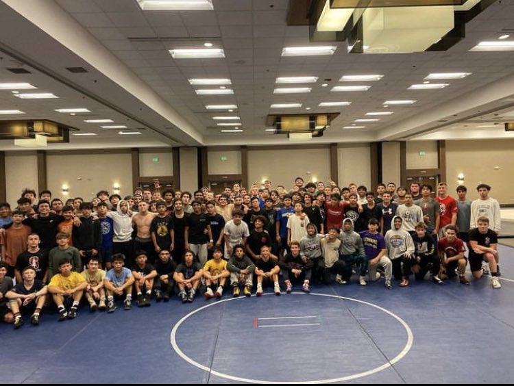 Getting some work in with team Cali and getting ready for Fargo. <a href="/calUSAwrestling/">CAUSAWrestling</a>